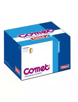 Cellophane Comet - Confezione a Caramella - 19 mm x 10 m - 64160-00000-05 (Trasparente Conf. 40)