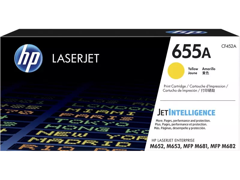 Toner Originale HP CF452A 655A (Giallo 10500 pagine) Toner Originale HP CF452A 655A (Giallo 10500 pagine)