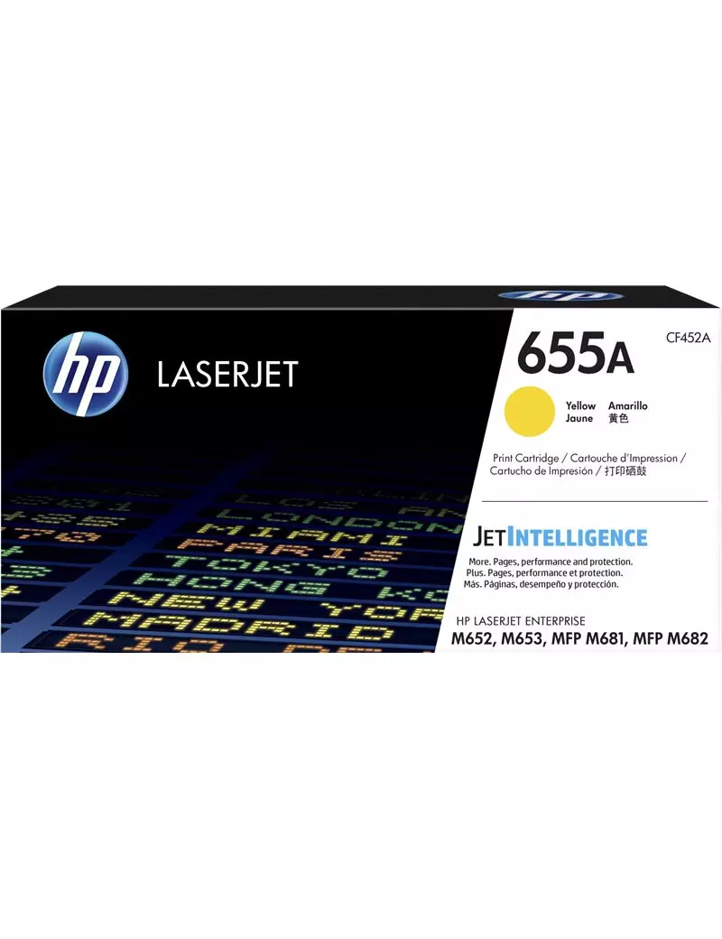 Toner Originale HP CF452A 655A (Giallo 10500 pagine)