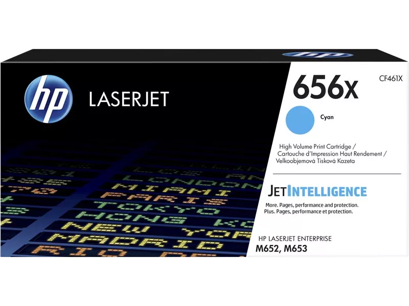 Toner Originale HP CF461X 656X (Ciano 22000 pagine) Toner Originale HP CF461X 656X (Ciano 22000 pagine)