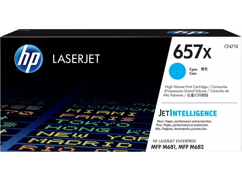 Toner Originale HP CF471X 657X (Ciano 23000 pagine) Toner Originale HP CF471X 657X (Ciano 23000 pagine)