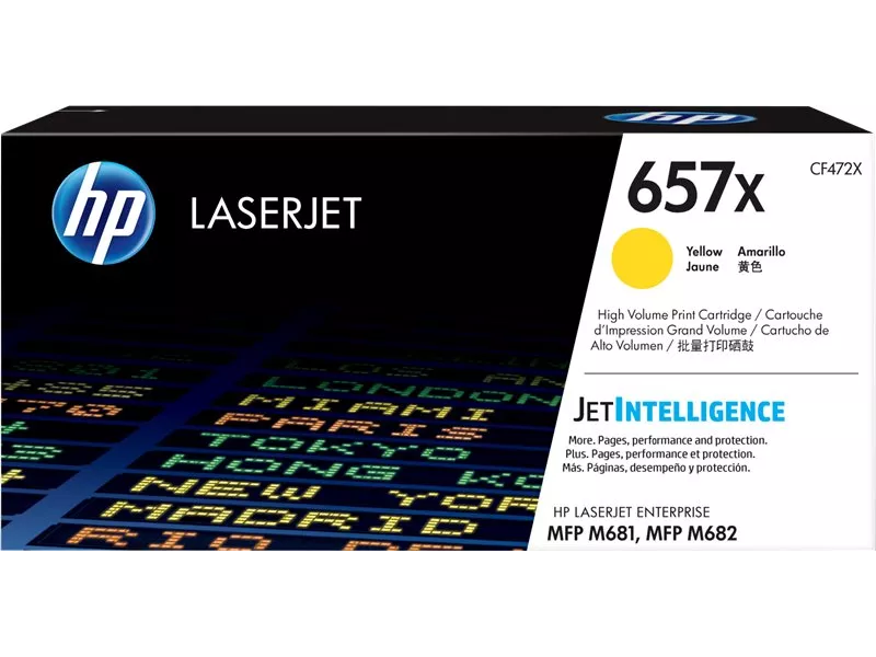 Toner Originale HP CF472X 657X (Giallo 23000 pagine) Toner Originale HP CF472X 657X (Giallo 23000 pagine)