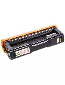 Toner Compatibile Ricoh Type SP C220 406055 406106 406768 407643 (Giallo 1800 pagine)