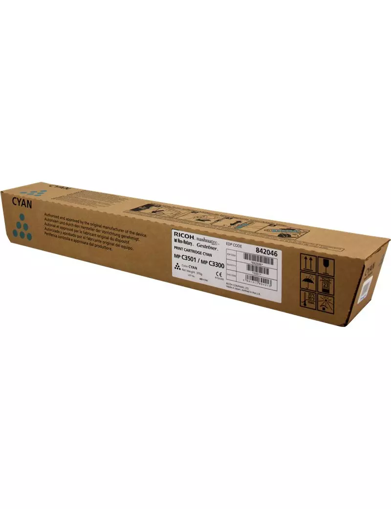 Toner Originale Ricoh 842046 841427 841127 (Ciano 15000 pagine)