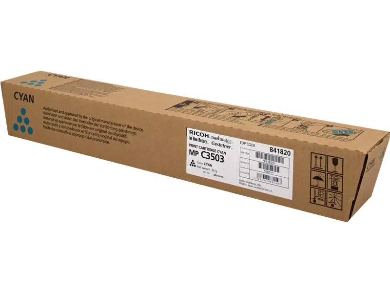 Toner Originale Ricoh 841820 C3503 (Ciano 18000 pagine)