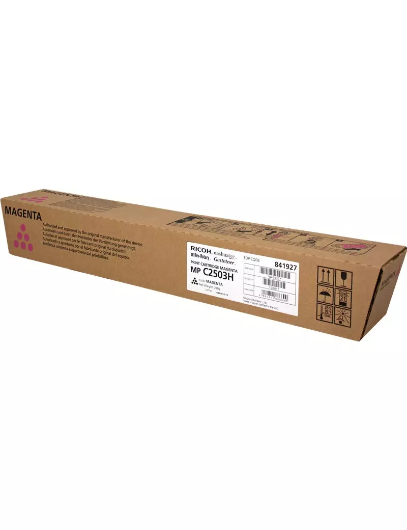 Toner Originale Ricoh 841927 MP C2503hm (Magenta 9500 Pagine)