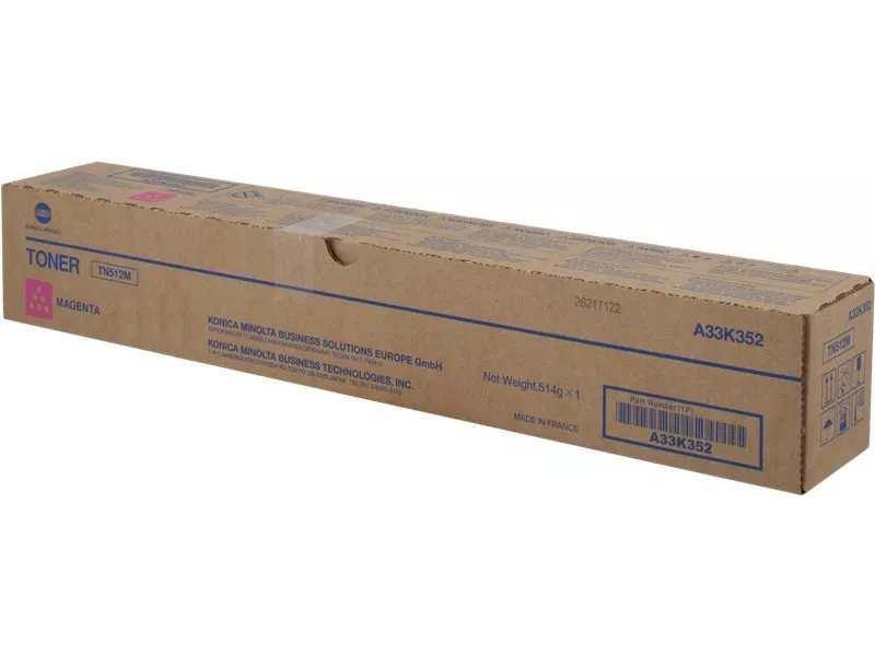 Toner Originale Konica Minolta TN-512M A33K352 (Magenta 26000 Pagine)