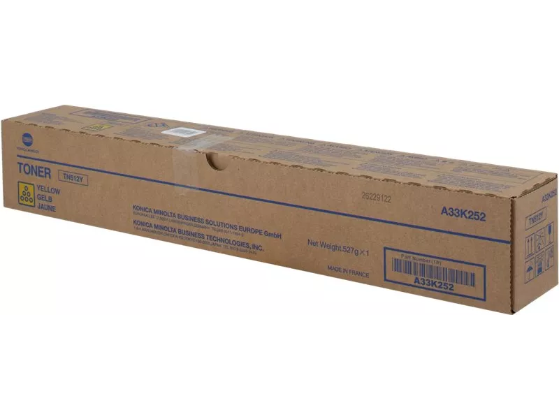 Toner Originale Konica Minolta TN-512Y A33K252 (Giallo 26000 Pagine)