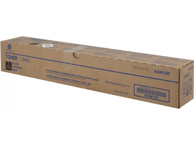 Toner Originale Konica Minolta TN-512K A33K152 (Nero 27500 pagine)