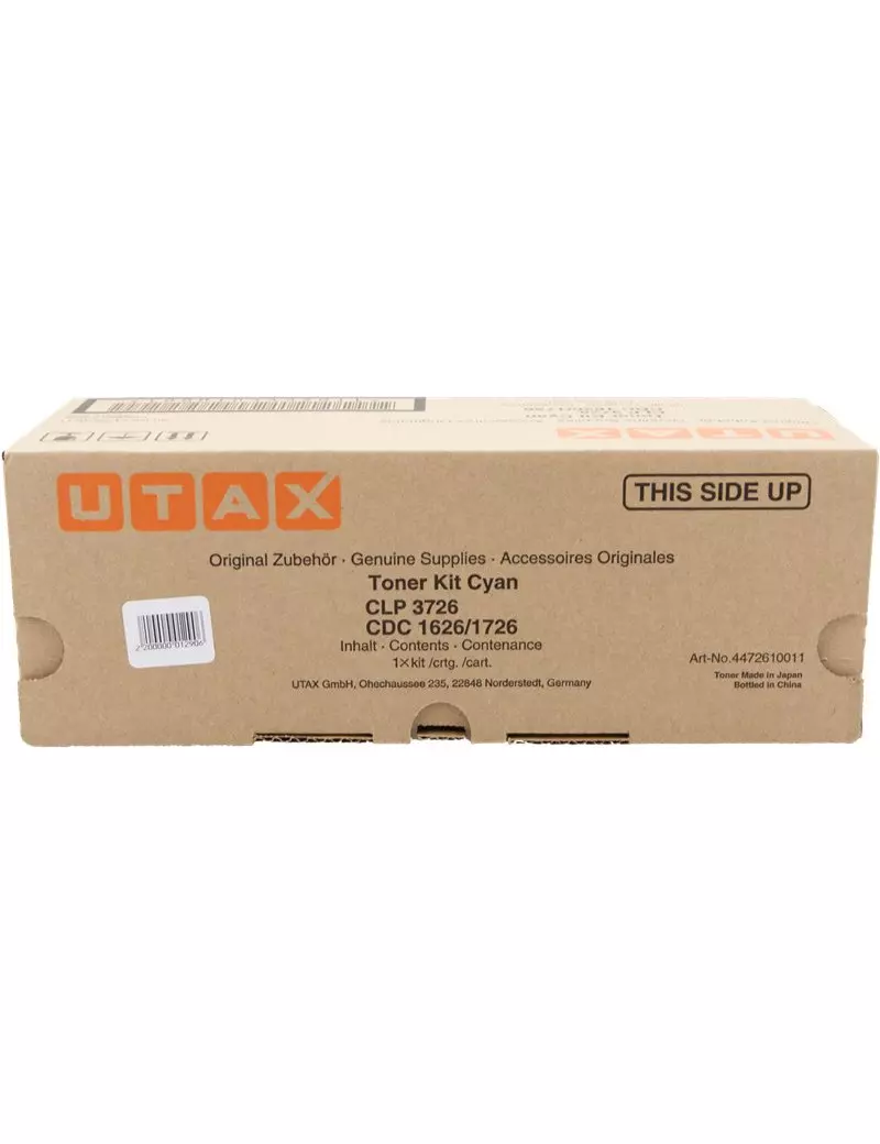 Toner Originale Utax 4472610011 10011 (Ciano 5000 pagine)