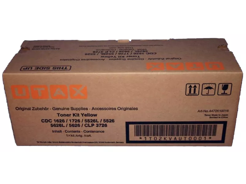 Toner Originale Utax 4472610016 10016 (Giallo 5000 pagine)