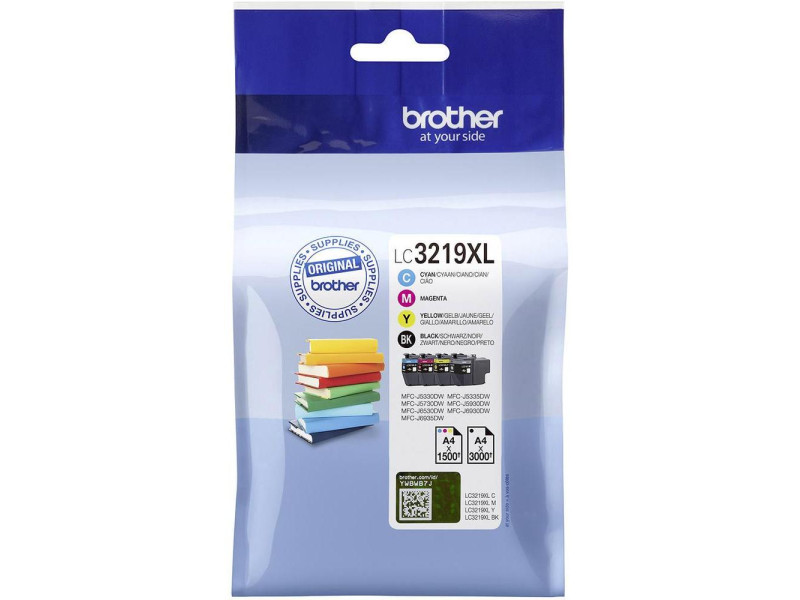 Multipack Cartucce Originali Brother LC-3219XLVALDR (Nero e Colori XL) Multipack Cartucce Originali Brother LC-3219XLVALDR (Nero e Colori XL)