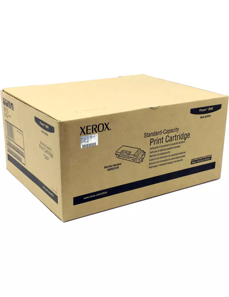 Toner Originale Xerox 106R01370 (Nero 7000 pagine) Toner Originale Xerox 106R01370 (Nero 7000 pagine)