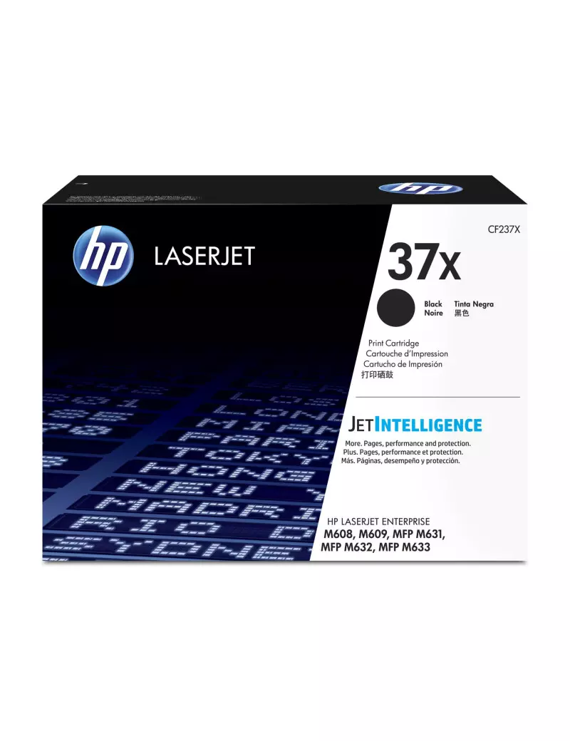 Toner Originale HP CF237X 37X (Nero 25000 pagine) Toner Originale HP CF237X 37X (Nero 25000 pagine)