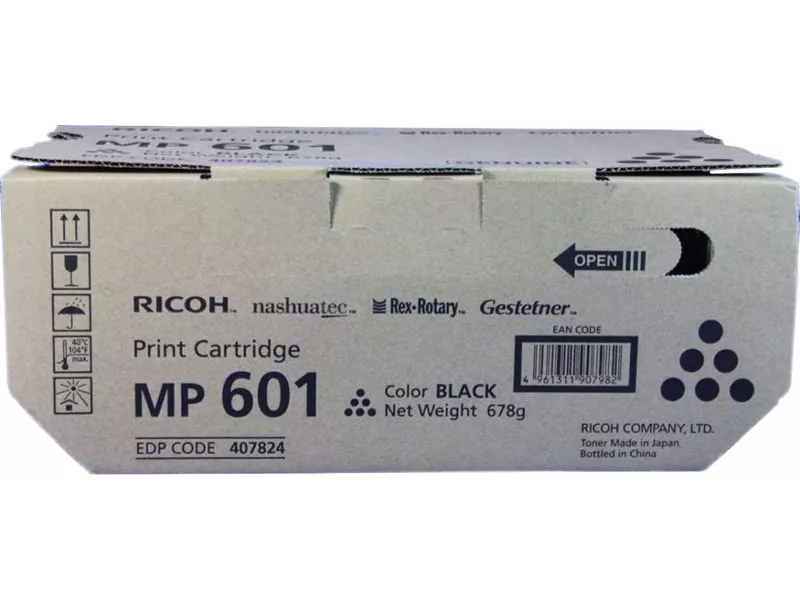 Toner Originale Ricoh 407824 MP 601 (Nero 25000 pagine) Toner Originale Ricoh 407824 MP 601 (Nero 25000 pagine)