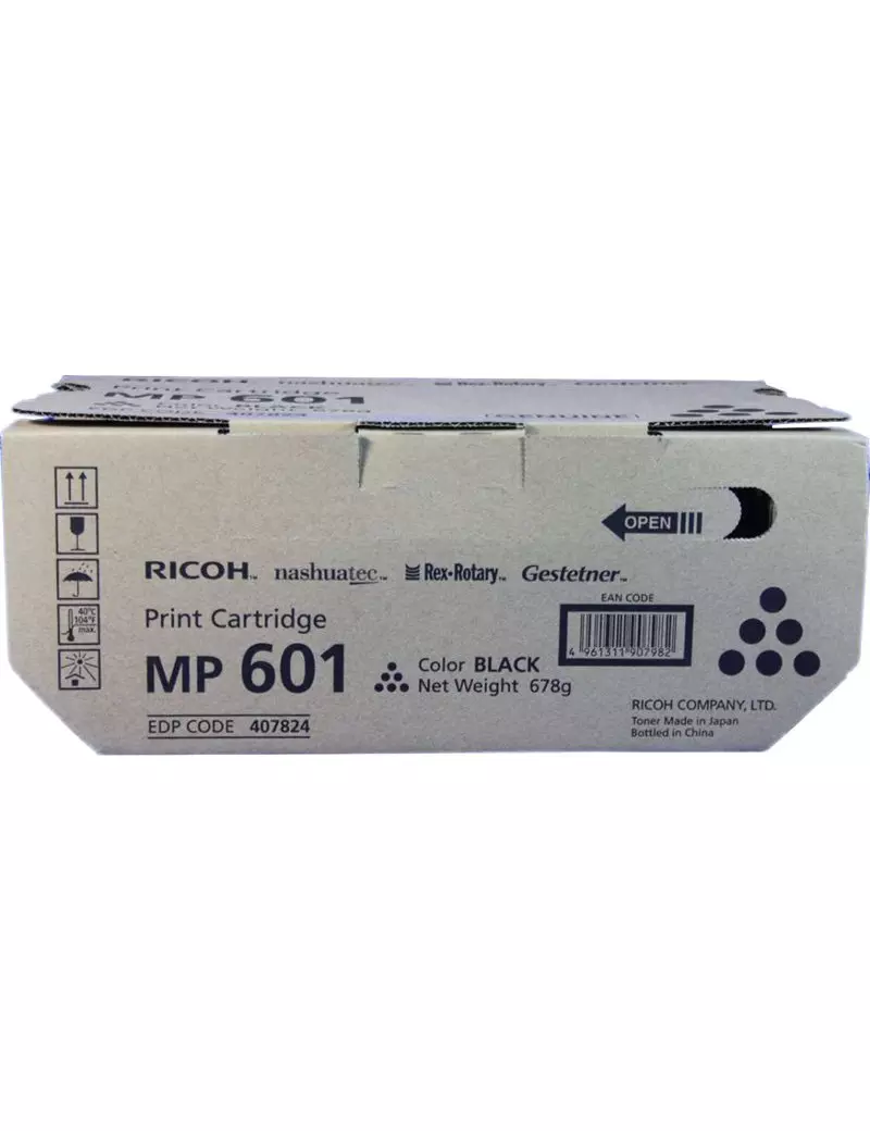 Toner Originale Ricoh 407824 MP 601 (Nero 25000 pagine) Toner Originale Ricoh 407824 MP 601 (Nero 25000 pagine)