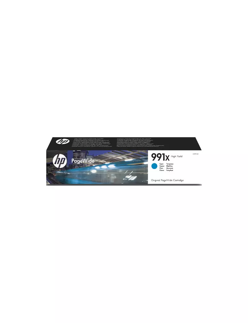 Toner Originale HP M0J90AE 991X (Ciano 16000 pagine) Toner Originale HP M0J90AE 991X (Ciano 16000 pagine)