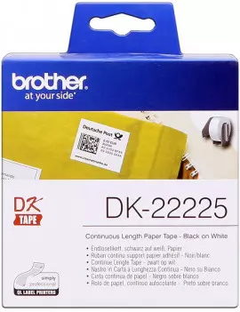 Nastro Originale in Carta DK-22225 Brother - 38 mm x 30,48 m (Bianco)