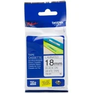 Nastro Originale Brother TZe-241 - 18 mm - Nero su Bianco