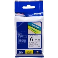 Nastro Originale Brother TZe-211 - 6 mm - Nero su Bianco