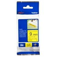 Nastro Originale Brother TZe-S621 - 9 mm x 8 m - Nero su Giallo