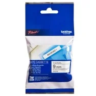 Nastro Originale Brother M-K221BZ - 9 mm x 8 m - Nero su Bianco Laminato