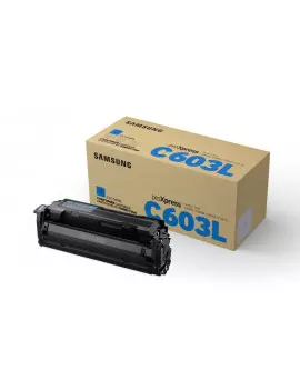 Toner Originale Samsung CLT-C603L SU080A (Ciano 10000 pagine)