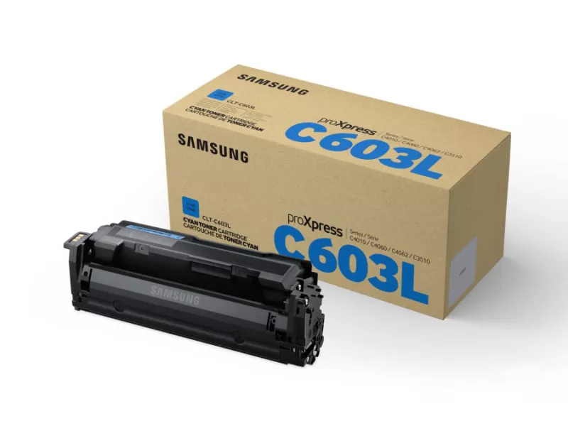 Toner Originale Samsung CLT-C603L SU080A (Ciano 10000 pagine) Toner Originale Samsung CLT-C603L SU080A (Ciano 10000 pagine)