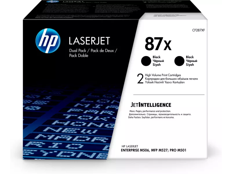 Multipack Toner Originale HP CF287XD 87X (Nero 18000 pagine Conf. 2) Multipack Toner Originale HP CF287XD 87X (Nero 18000 pagine Conf. 2)
