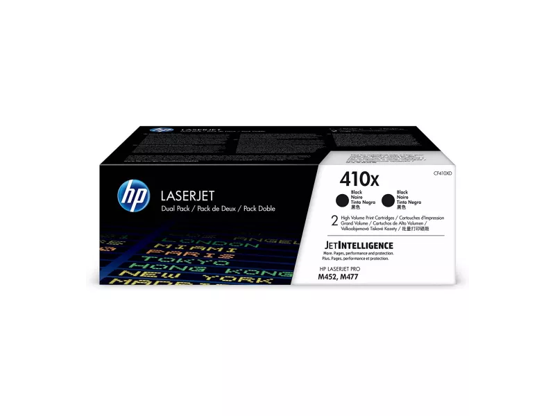 Multipack Toner Originali HP CF410XD 410X (Nero 6500 pagine Conf. 2) Multipack Toner Originali HP CF410XD 410X (Nero 6500 pagine Conf. 2)