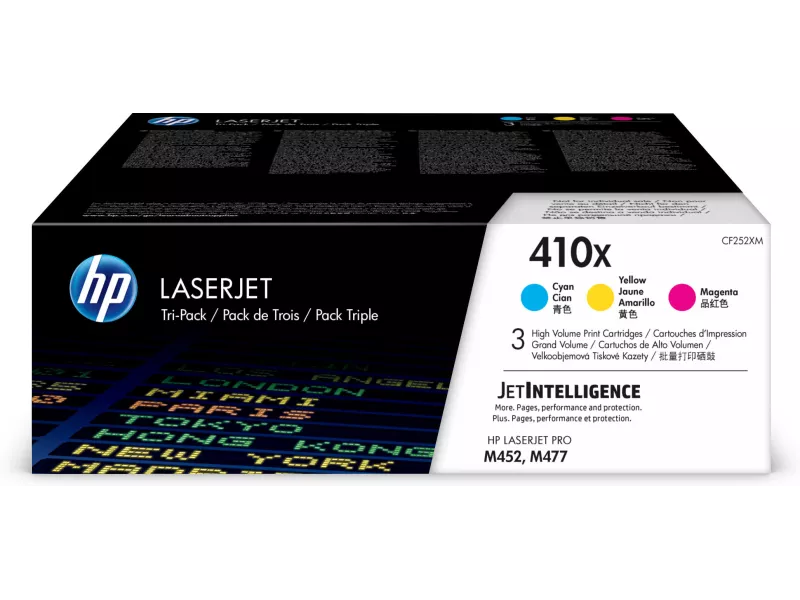 Multipack Toner Originali HP CF252XM 410X (Ciano Magenta Giallo 5000 pagine) Multipack Toner Originali HP CF252XM 410X (Ciano Magenta Giallo 5000 pagine)