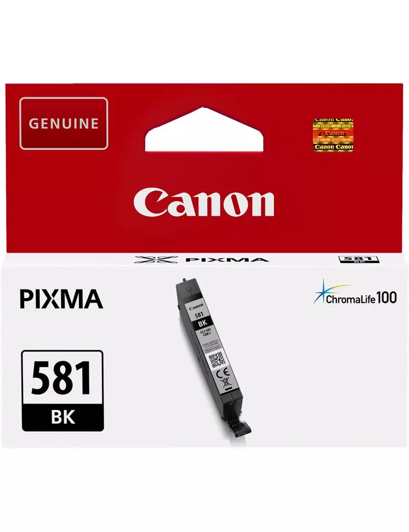 Cartuccia Originale Canon CLI-581bk 2106C001 (Nero 750 pagine) Cartuccia Originale Canon CLI-581bk 2106C001 (Nero 750 pagine)