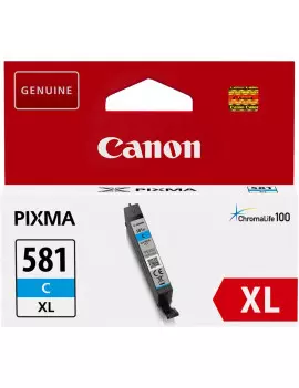 Cartuccia Originale Canon CLI-581c XL 2049C001 (Ciano 520 pagine)