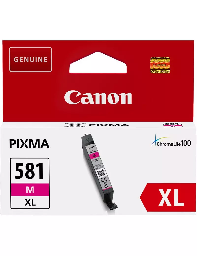 Cartuccia Originale Canon CLI-581m XL 2050C001 (Magenta 465 pagine)