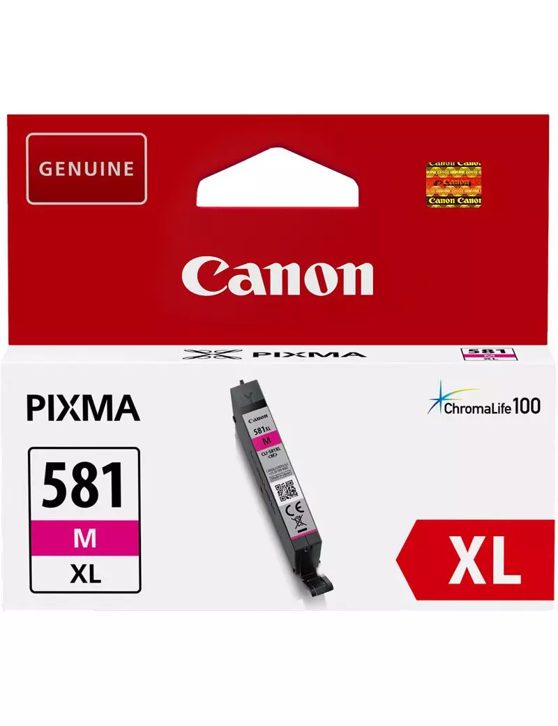 Cartuccia Originale Canon CLI-581m XL 2050C001 (Magenta 465 pagine) Cartuccia Originale Canon CLI-581m XL 2050C001 (Magenta 465 pagine)