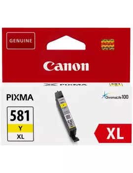 Cartuccia Originale Canon CLI-581y XL 2051C001 (Giallo 520 pagine)