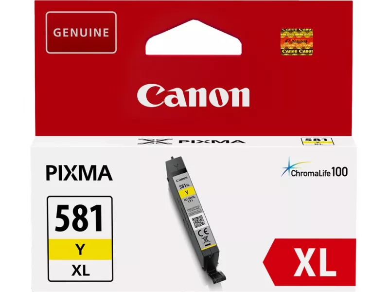 Cartuccia Originale Canon CLI-581y XL 2051C001 (Giallo 520 pagine) Cartuccia Originale Canon CLI-581y XL 2051C001 (Giallo 520 pagine)