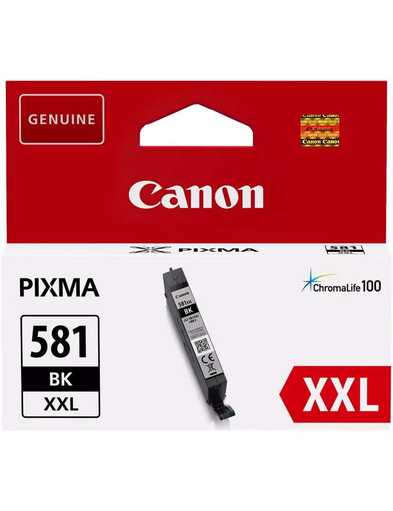 Cartuccia Originale Canon CLI-581bk XXL 1998C001 (Nero 4590 pagine)