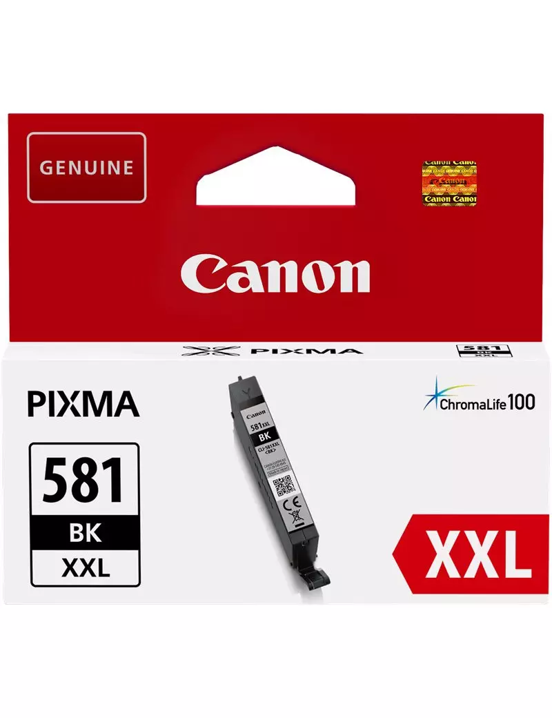 Cartuccia Originale Canon CLI-581bk XXL 1998C001 (Nero 4590 pagine) Cartuccia Originale Canon CLI-581bk XXL 1998C001 (Nero 4590 pagine)