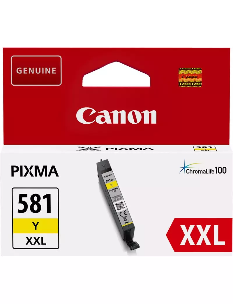 Cartuccia Originale Canon CLI-581y XXL 1997C001 (Giallo 830 pagine) Cartuccia Originale Canon CLI-581y XXL 1997C001 (Giallo 830 pagine)