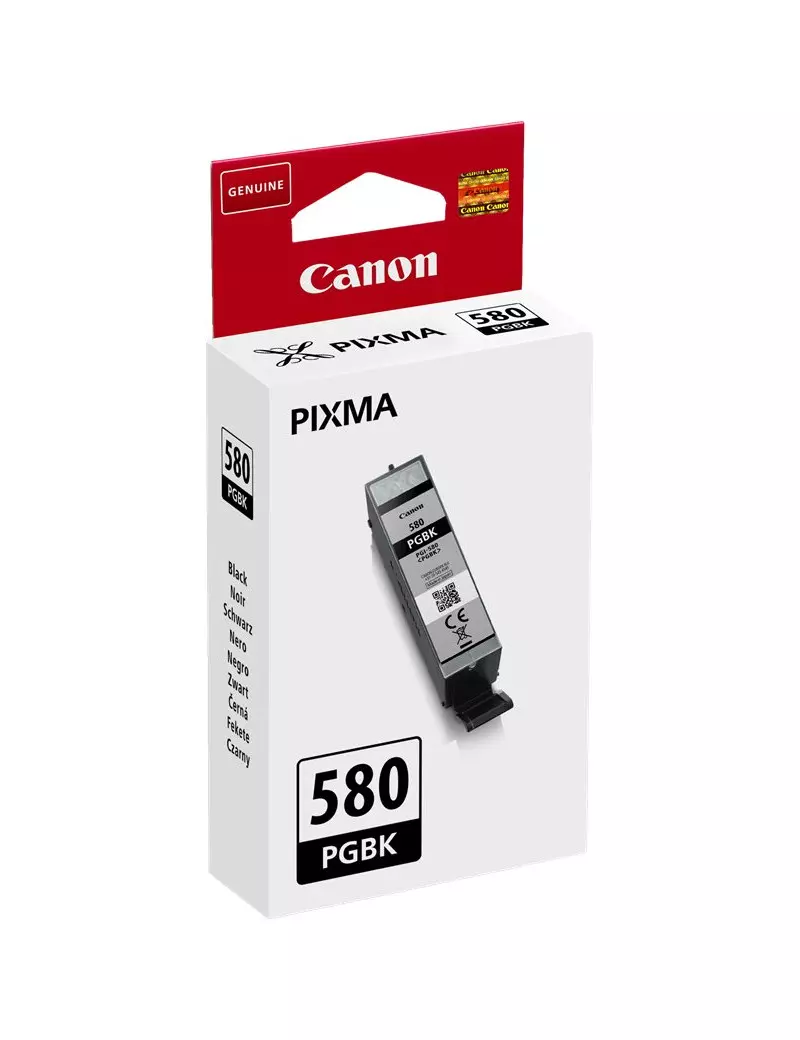 Cartuccia Originale Canon PGI-580pgbk 2078C001 (Nero Foto 200 pagine)