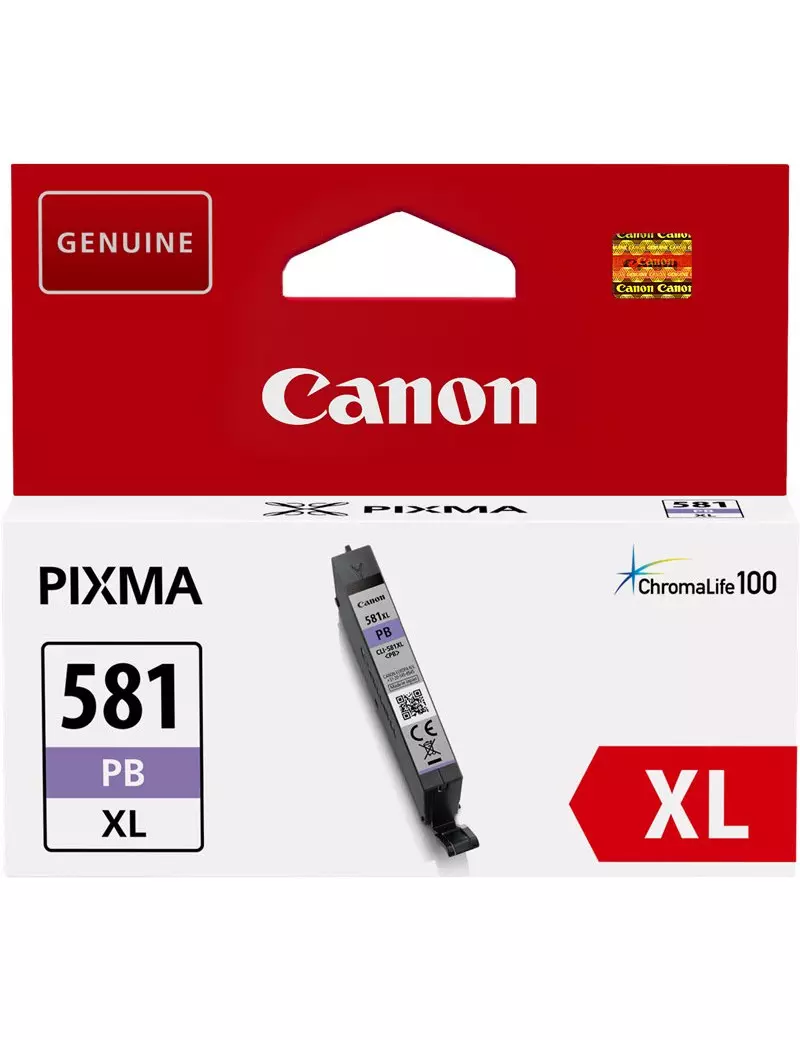 Cartuccia Originale Canon CLI-581pb XL 2053C001 (Blu Foto 4710 pagine) Cartuccia Originale Canon CLI-581pb XL 2053C001 (Blu Foto 4710 pagine)