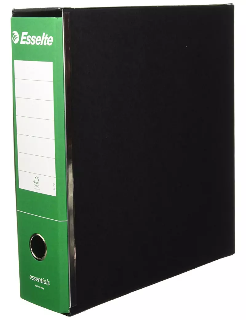 Registratore Essentials G75 Esselte - Protocollo - Dorso 8 - 23x33 cm - 390775180 (Verde Conf. 6) Registratore Essentials G75 Esselte - Protocollo - Dorso 8 - 23x33 cm - 390775180 (Verde Conf. 6)