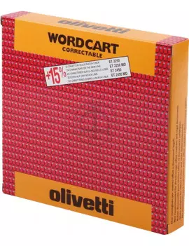 Nastro Originale Olivetti 80670 Wordcart (Nero)