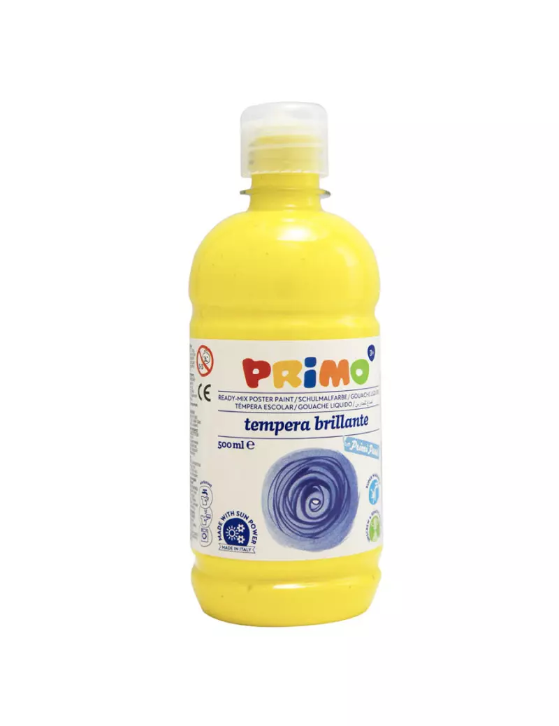 Tempera Brillante Primi Passi Primo - 1000 ml (Giallo Primario) Tempera Brillante Primi Passi Primo - 1000 ml (Giallo Primario)