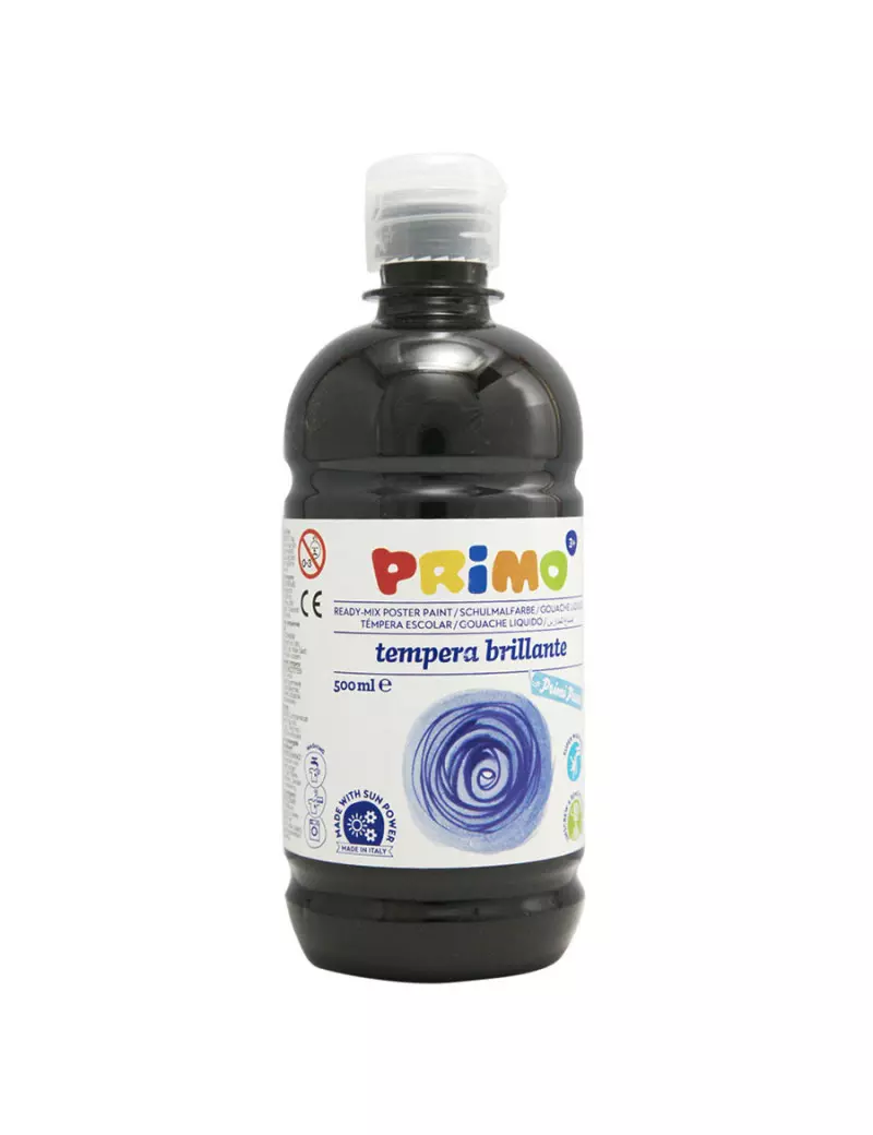 Tempera Brillante Primi Passi Primo - 1000 ml (Nero)