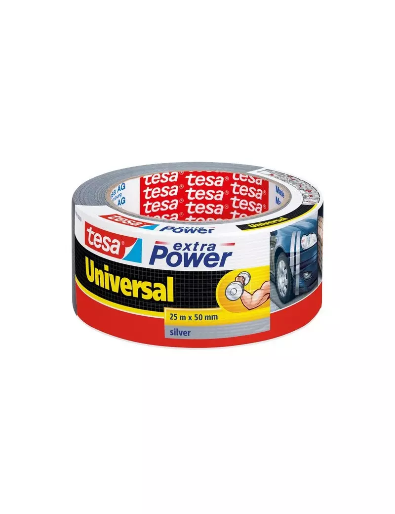 Nastro Americano Tesa - 50 mm x 5 m - Grigio Nastro Americano Tesa - 50 mm x 5 m - Grigio