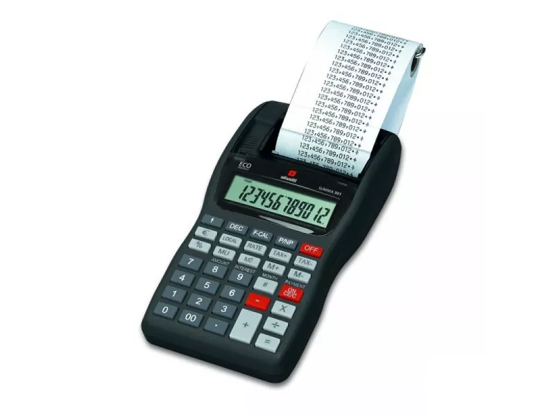 Calcolatrice Scrivente Summa 301 Olivetti - B4621 (Nero)