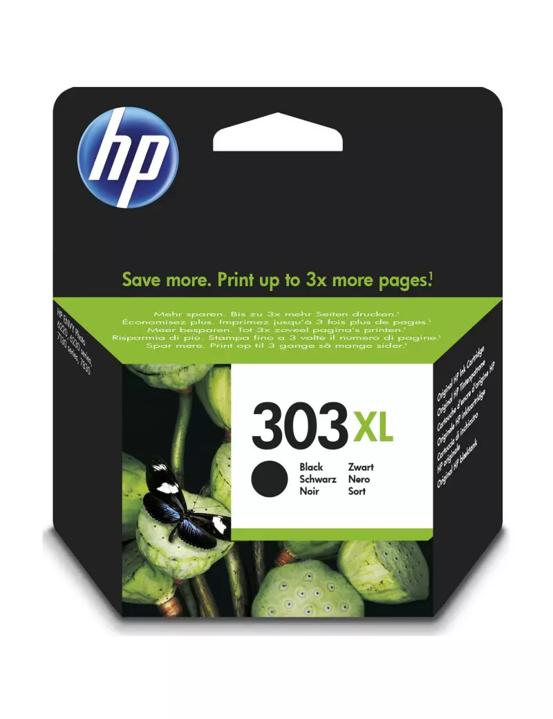 Cartuccia Originale HP 303XL T6N04AE (Nero 600 pagine)