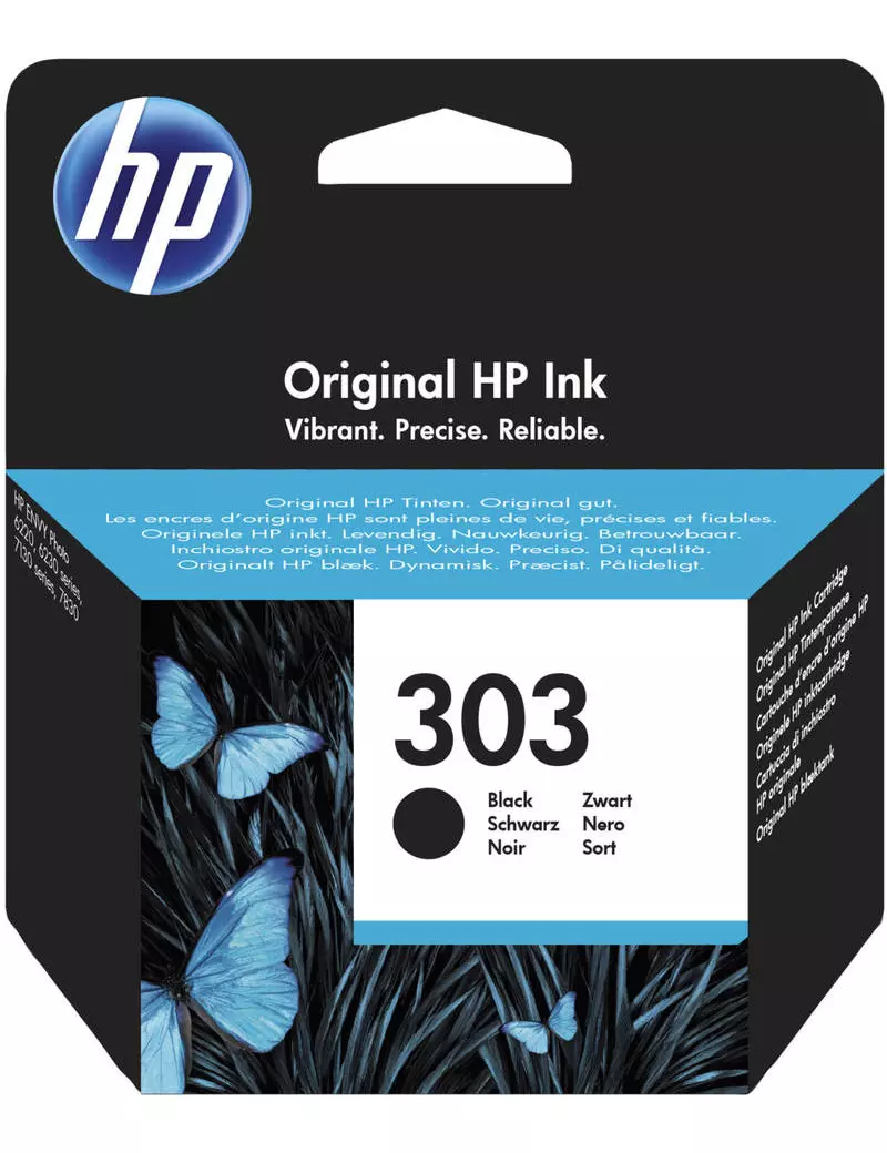 Cartuccia Originale HP 303 T6N02AE (Nero 200 pagine)